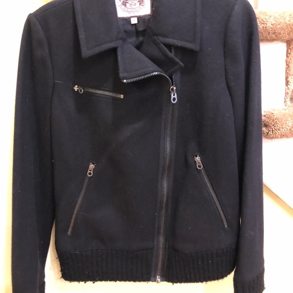 🔥🔥JUICY couture wool moto jacket